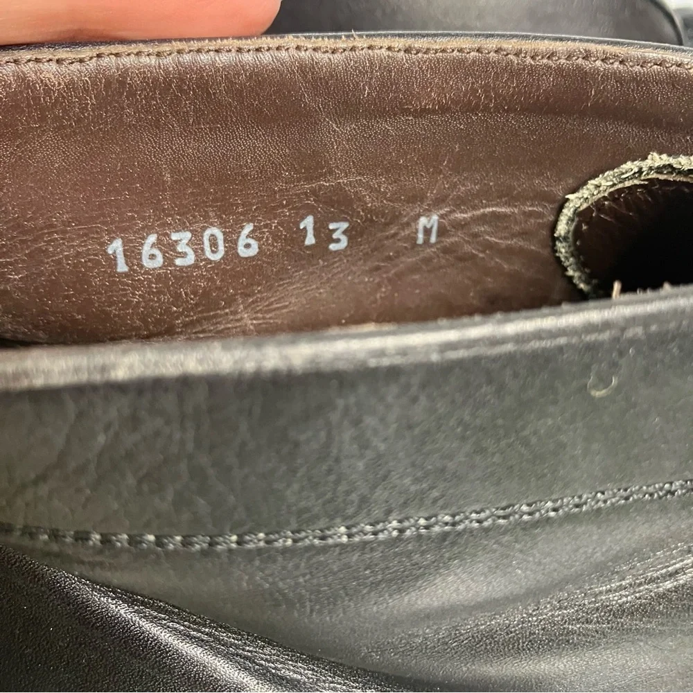 Magnanni black leather chukka boots dressy‎ professional men’s size 13